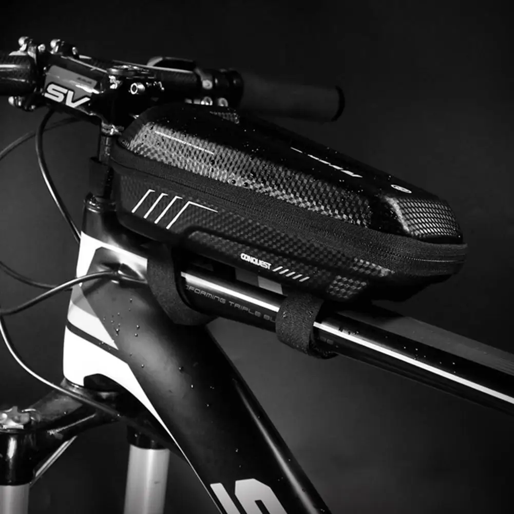 Водонепроницаемая велосипедная сумка WILD MAN чехол для телефона с верхней трубой и