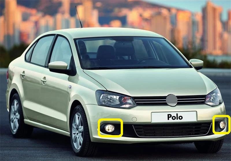2 шт. для VW Polo Vento Sedan Saloon 2011 2012 2013 2014 2015 2016 Стайлинг автомобиля