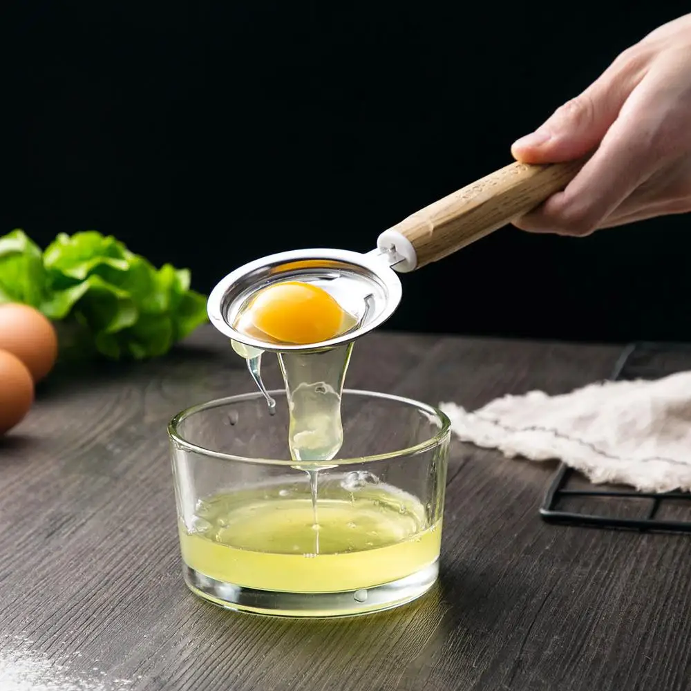 1 шт. Бытовая нержавеющая сталь белый яичный желток разделитель кухонный гаджет