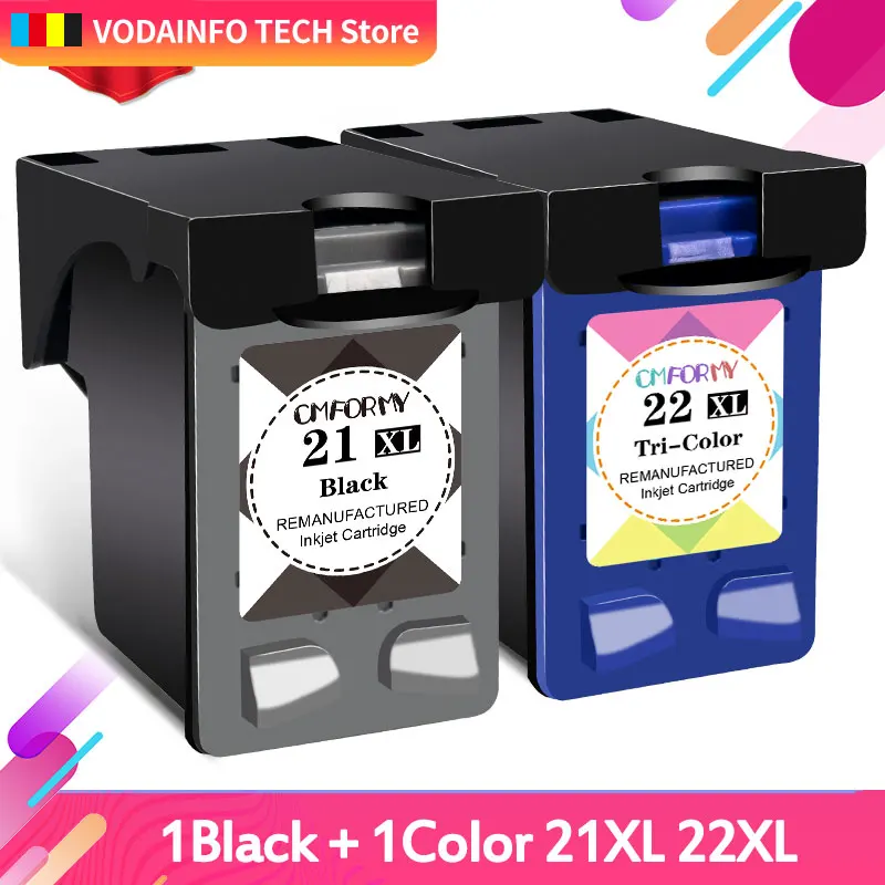 Чернильный картридж Royek 21 22 XL сменный 21xl для HP чернильный 22XL F2180 F2280 3910 3915