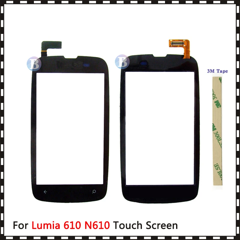 Высококачественный сенсорный экран 3 7 дюйма для Nokia 610 N610 дигитайзер датчик