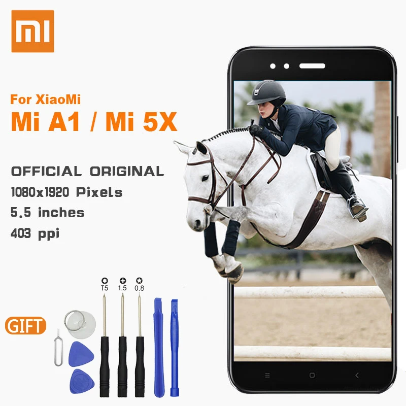 Xiao mi lcd сенсорный экран с рамкой дисплей для Xiaomi mi 5X/mi A1 5,5 дюймов сменный ЖК-дисплей s дисплей для mi 5X mi A1