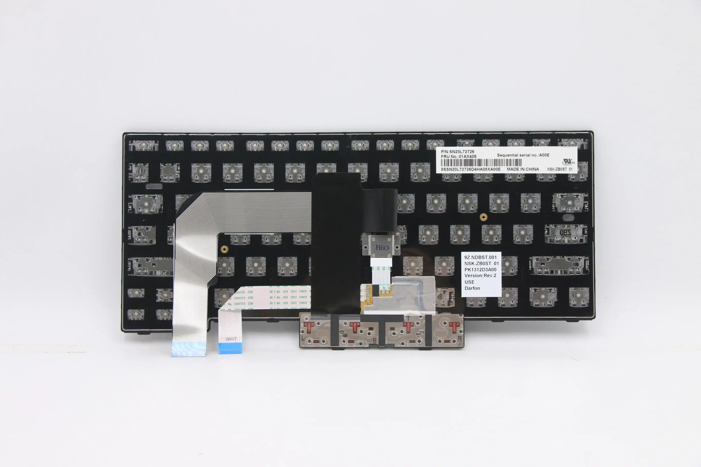 Новая оригинальная американская английская клавиатура для Lenovo Thinkpad T470 T480 A475 A485