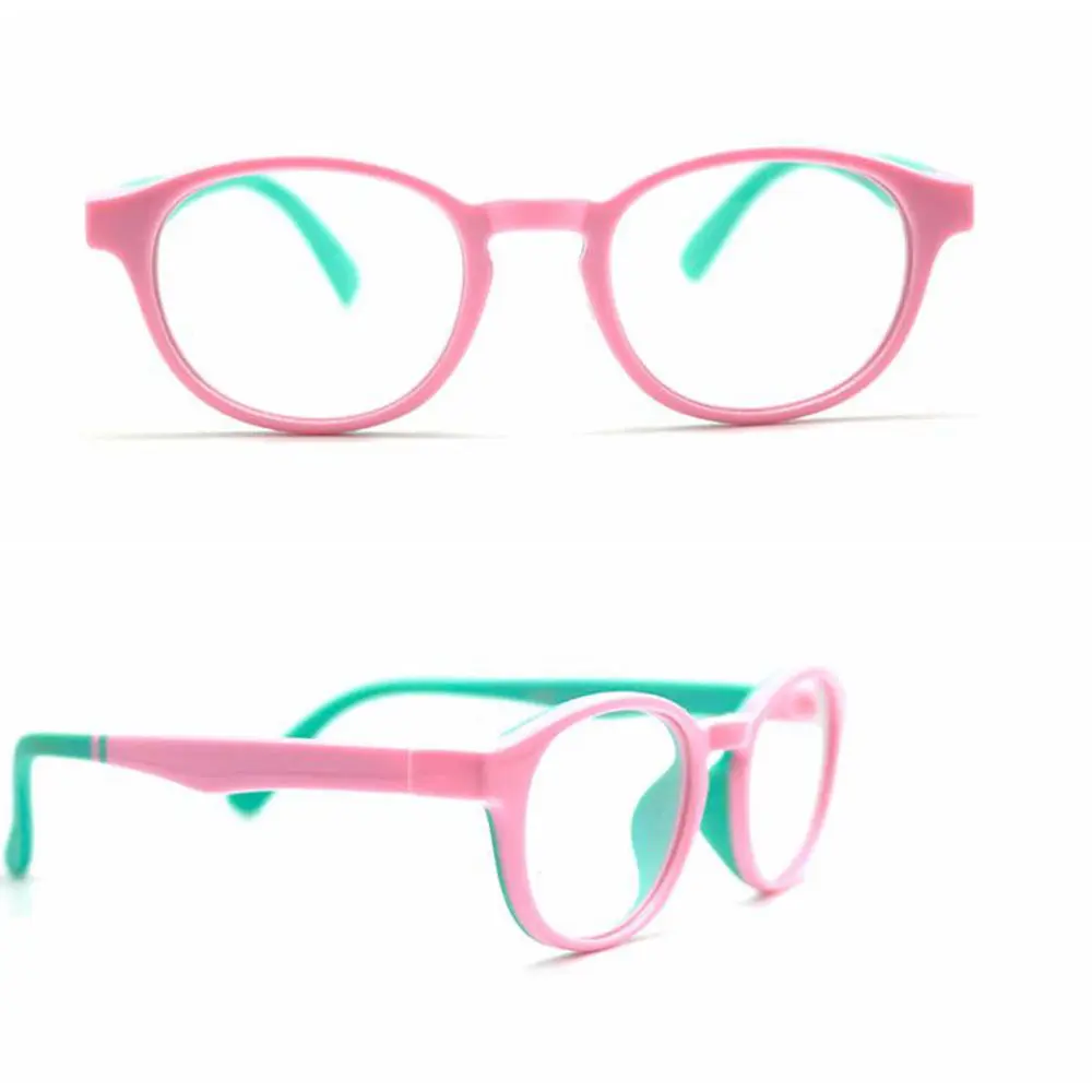 LuckTime Мягкие силиконовые милые детские очки оправа TR90 Lucky Time Мягкая коробка #2004 |