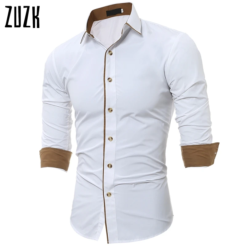 Классический Для Мужчин's Рубашки для мальчиков Лоскутная хлопковая рубашка с