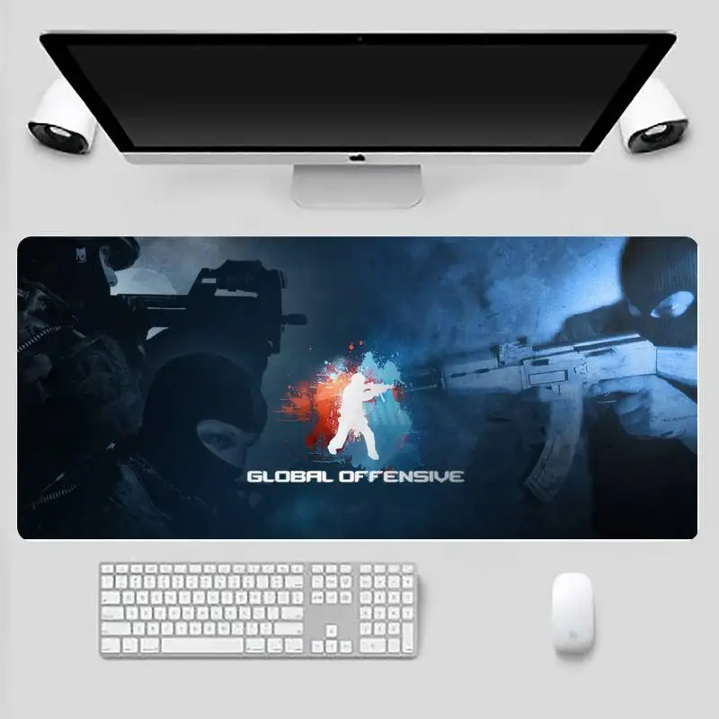 

cs go DIY Design Pattern Game mousepad Desk Table Protect Game Office Work Mouse Mat pad X XL Non-slip Laptop Cushion