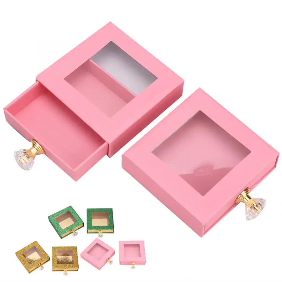 Коробка для хранения накладных ресниц 2 шт. коробка квадратный окно инструменты