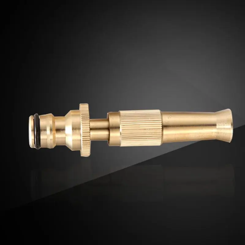 

Garden Irrigation Spray Adjustable Brass Hose Sprinkler Nozzle Car Wash Watering 203F