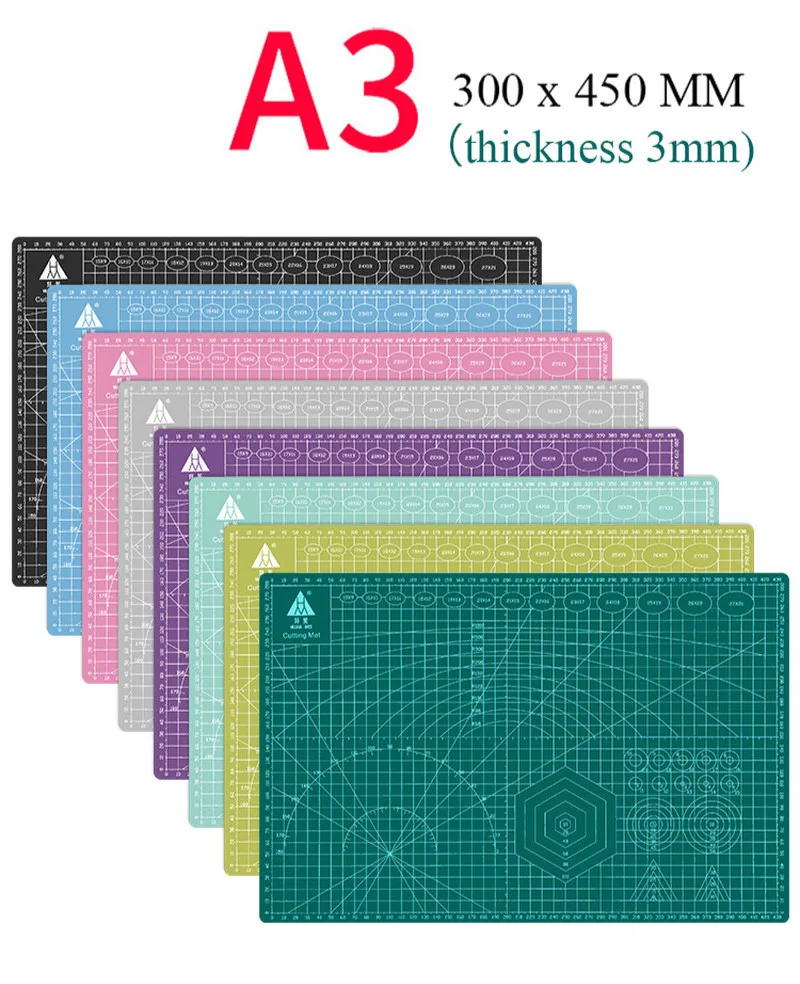 A3 Cutting Mats Cushion Board Large Handwritten Test Paper Drawing Beauty WorkbeScaling Model Rubber Seal Engraving DIY | Дом и сад