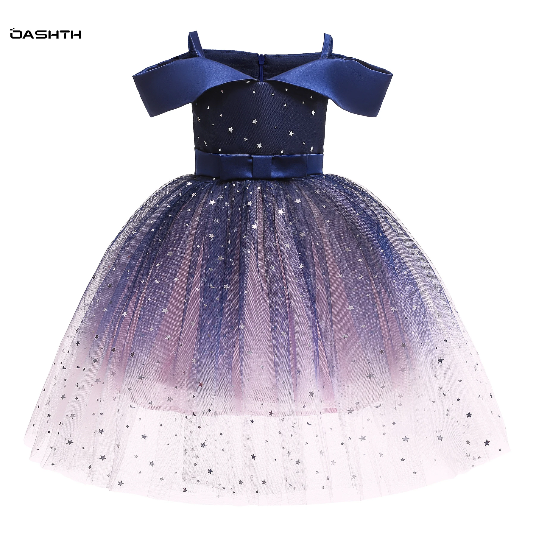 

OASHTH Spring and summer new girls dress Aisha princess dress sequined tutu skirt catwalk dress dress