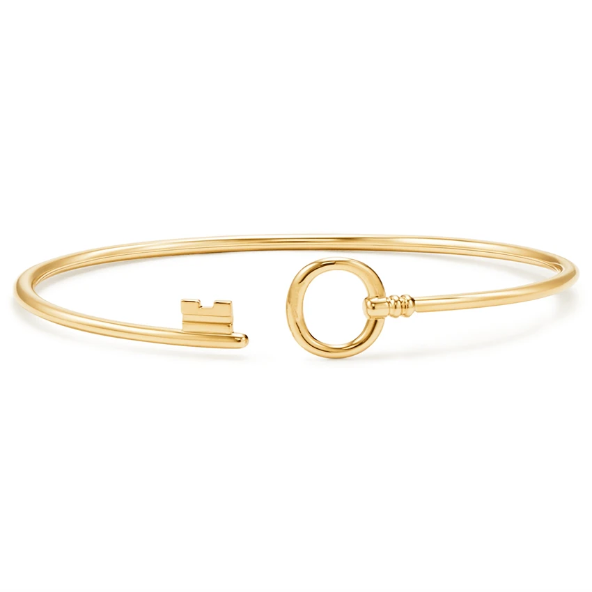 

Classic golden coil bracelet new medium
