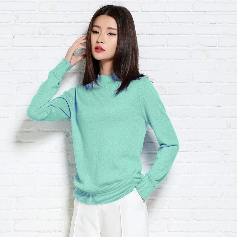 Adohon 2018 женские зимние кашемировые свитера и осенние вязаные пуловеры высокого