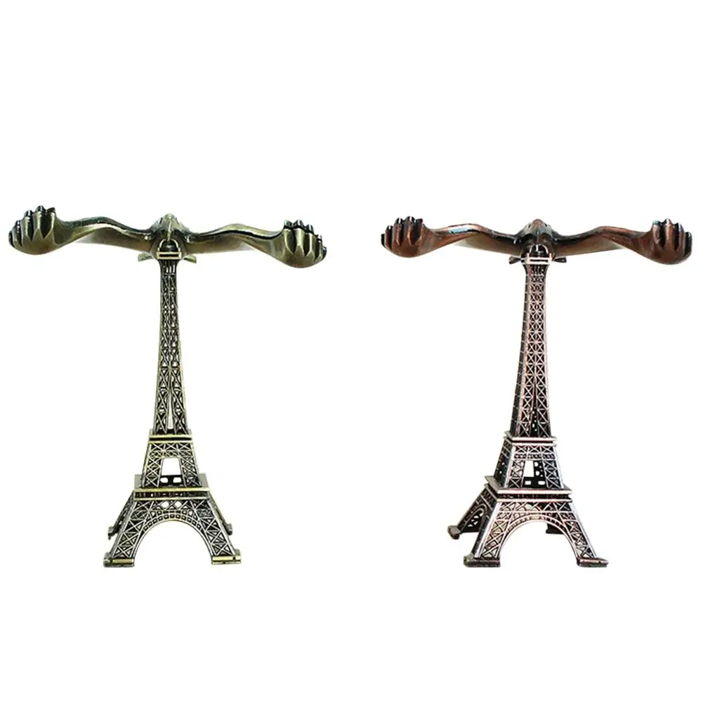 Ретро Сплав Эйфелева башня моделирование с баланс птица для офиса рабочего стола