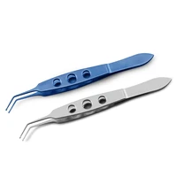 ophthalmic micro instruments duckbill crystal implant forceps dovetail crystal implant forceps two pieces round head
