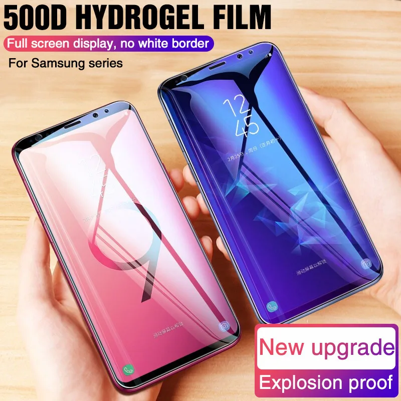 Hydrogel Film For Samsung Galaxy A9 2018 SM-A920F Screen Protector on the For Samsung A9 2016 Protective Full Cover Not GLASS images - 6