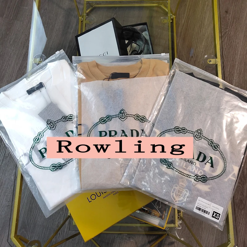 

Rowling White Letter Graphic Print T-shirt Casual Logo Tees Women Cotton Short Sleeve Round Neck Sumemr Good Quality Tops 2021
