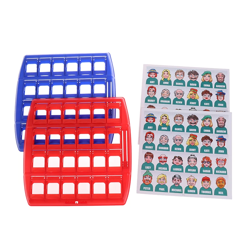 Family Guessing Games Who Is It Classic Board Game Toys Memory Training Parent Child Leisure Time Party Indoor Props Xmas | Игрушки и