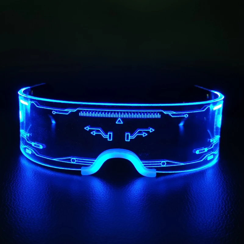 

LED Glasses Neon Party Luminous Light Up Glasses Rave Costume Party Decor DJ Glowing SunGlasses Decoration