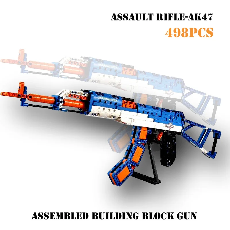 

Building Blocks Guns Kits Pack 98k AK47 Military Rifle Desert Eagle Kids Toys Bricks Weapon Sets