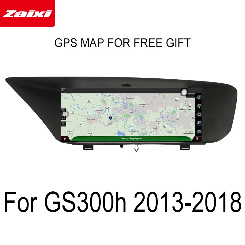 ZaiXi Android 2G RAM для Lexus GS 300h 2013 ~ 2018 GPS сенсорный экран мультимедийный плеер Стерео