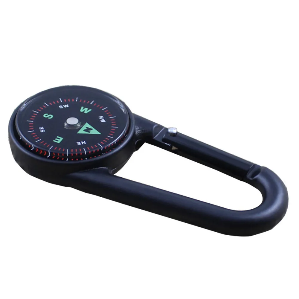 

Mountaineering buckle compass zinc alloy portable quick hanging compass outdoor camping equipment dc27t