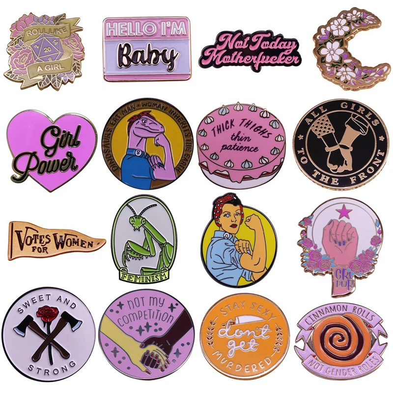 Женская эмалированная брошь K1987 металлическая с розой значок на воротник 1 шт. |