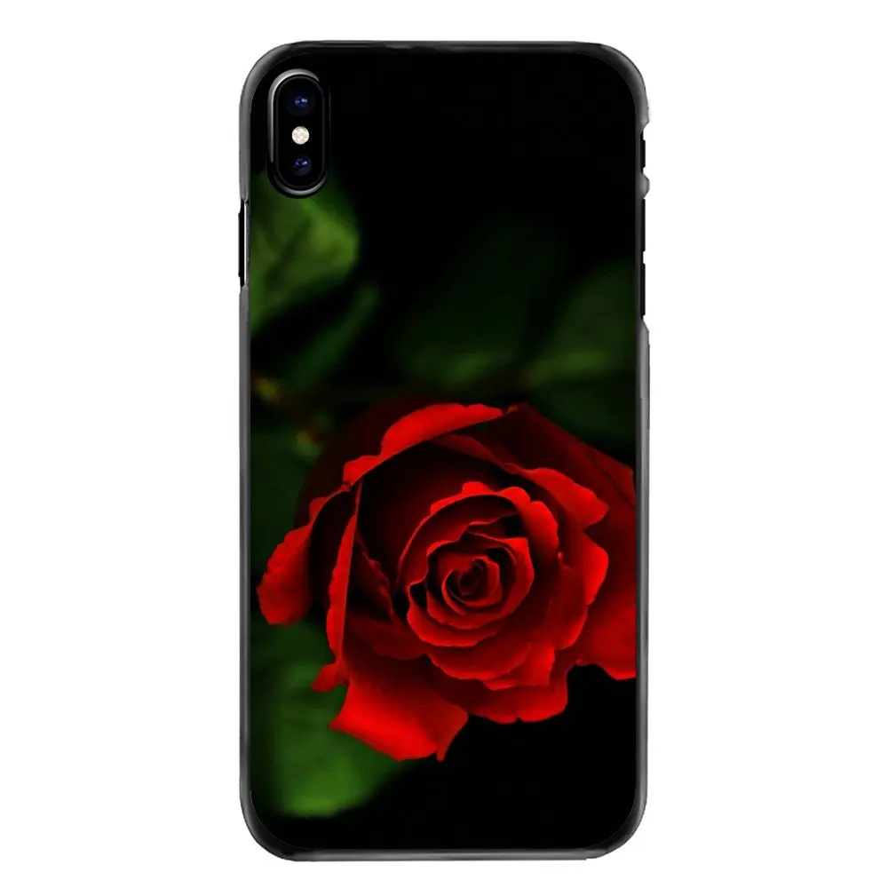 Для LG G6 L90 V20 Nexus 5X6 P K10 Moto E E2 E3 G G2 G3 G4 G5 PLUS X2 Play пластиковый черный чехол красные розы