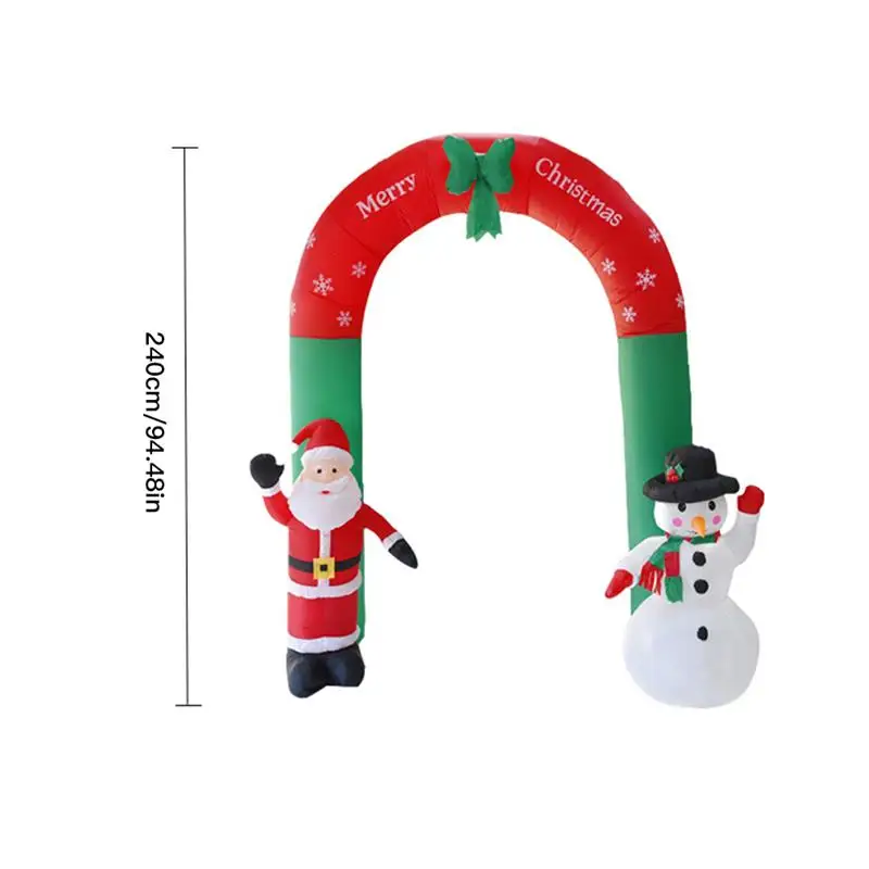 

Merry Christmas Inflatable Santa Clause Snowman Inflatable Arch Christmas Balloons Party Decoration Fashion New Year Supplies