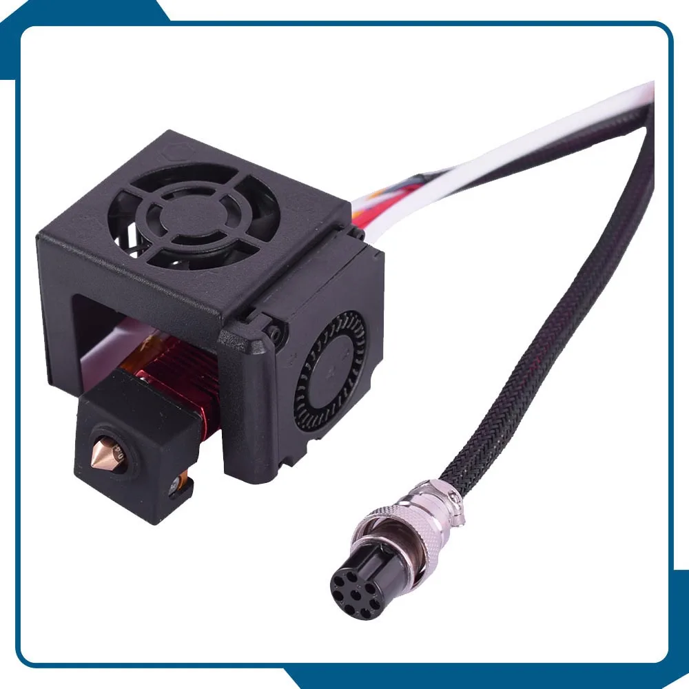 

Ender 3 Полностью Собранный Hotend экструдер с резьбой 0,4 мм сопло Запчасти для 3d принтера Ender 3 CR10