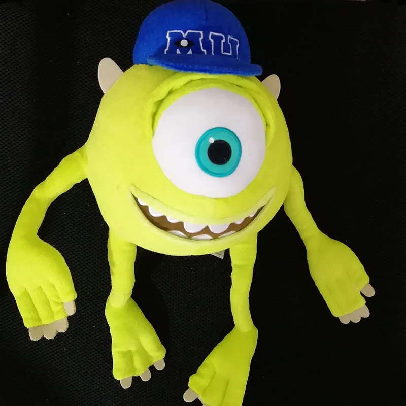 30 см 35 Монстры Mike Wazowski плюшевые игрушки с шляпой монстры Мягкие мягкие куклы для