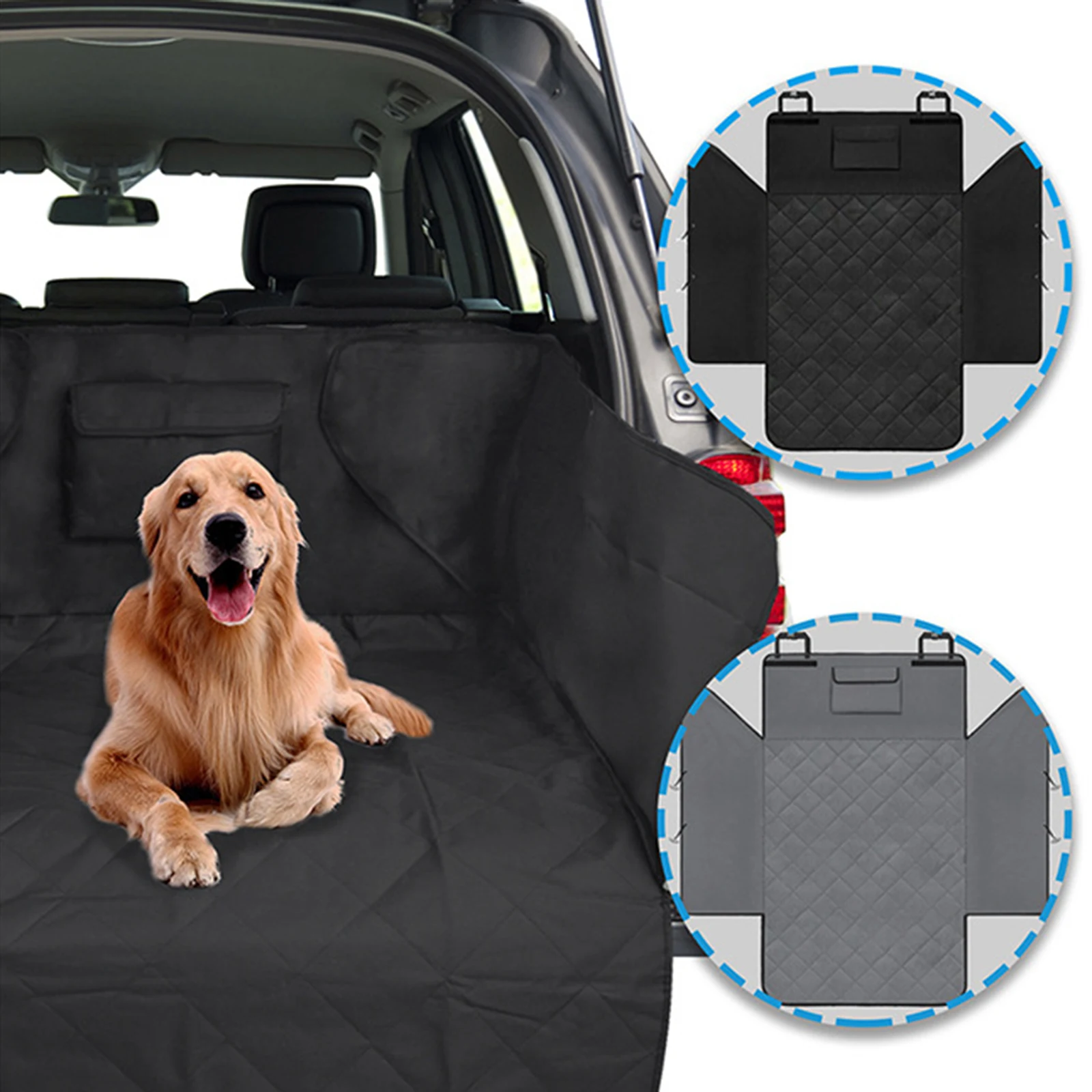 

600D Oxford Dog Trunk Mat Wear-Resistant And Dirt-Resistant Pet Mat SUV Trunk Protection Mat For All Dogs 170*99*42cm