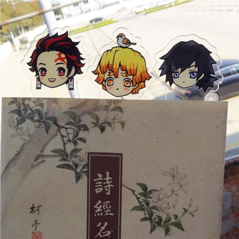 Милый акриловый книжный знак с лезвием призрака из аниме креативные школьные и