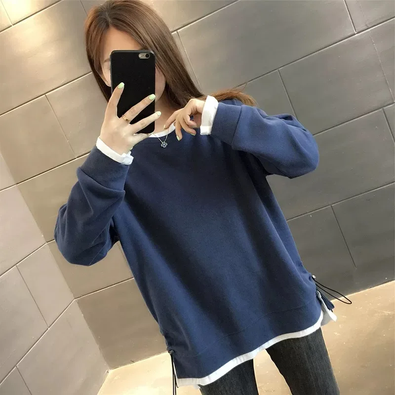 

2020 Tops T-shirts Cotton blue Female Fashion Womens Garment