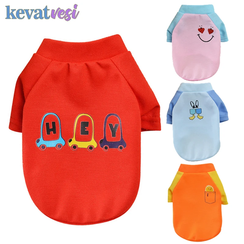

Pet Dog Clothes Summer Shirt for Small Dogs Breathable Puppy Coat Cute Dog Hoodies Chihuahua Bulldog Spring Pet Costume XS-XL