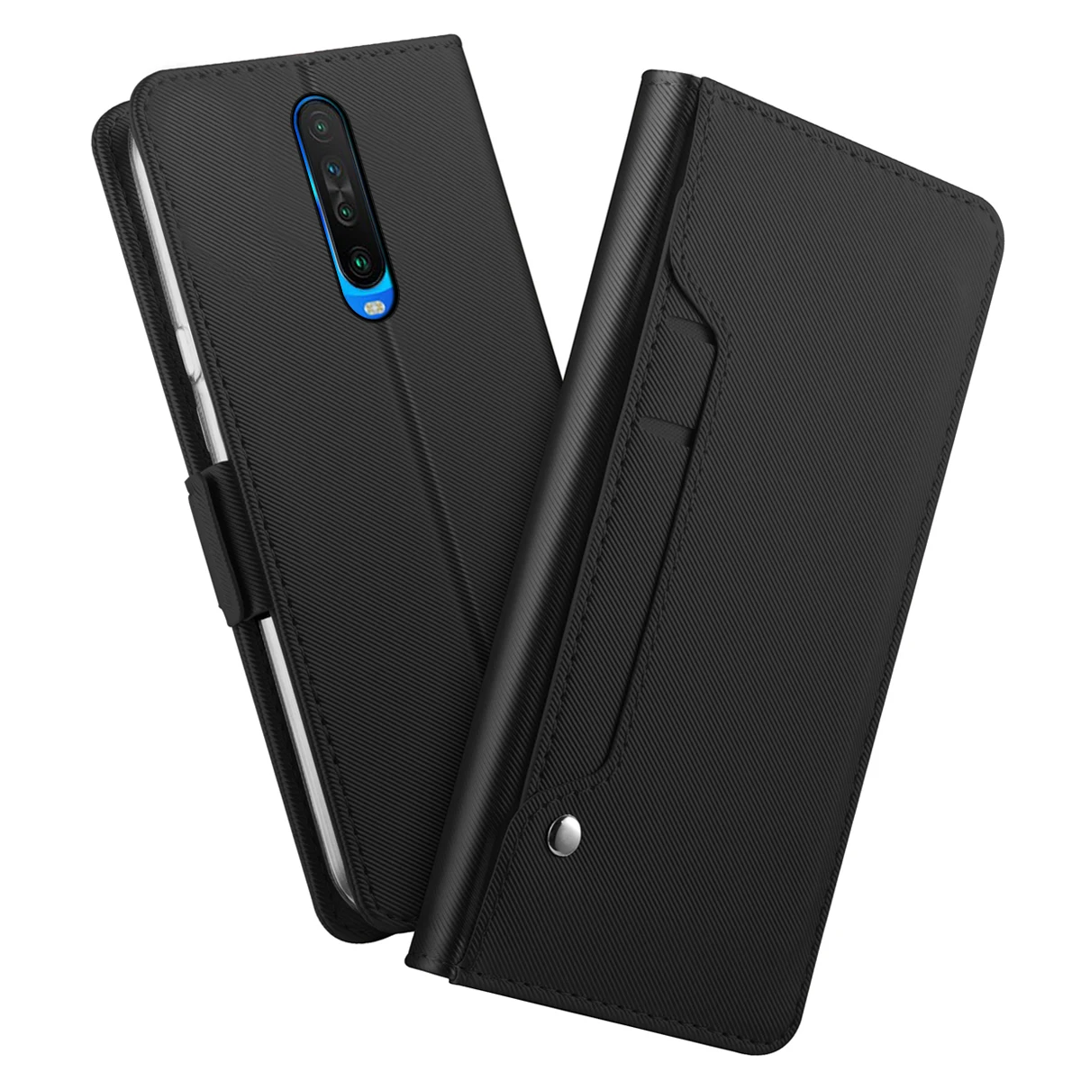 Чехол для Xiaomi Redmi K30 роскошный чехол из искусственной кожи с откидной магнитной