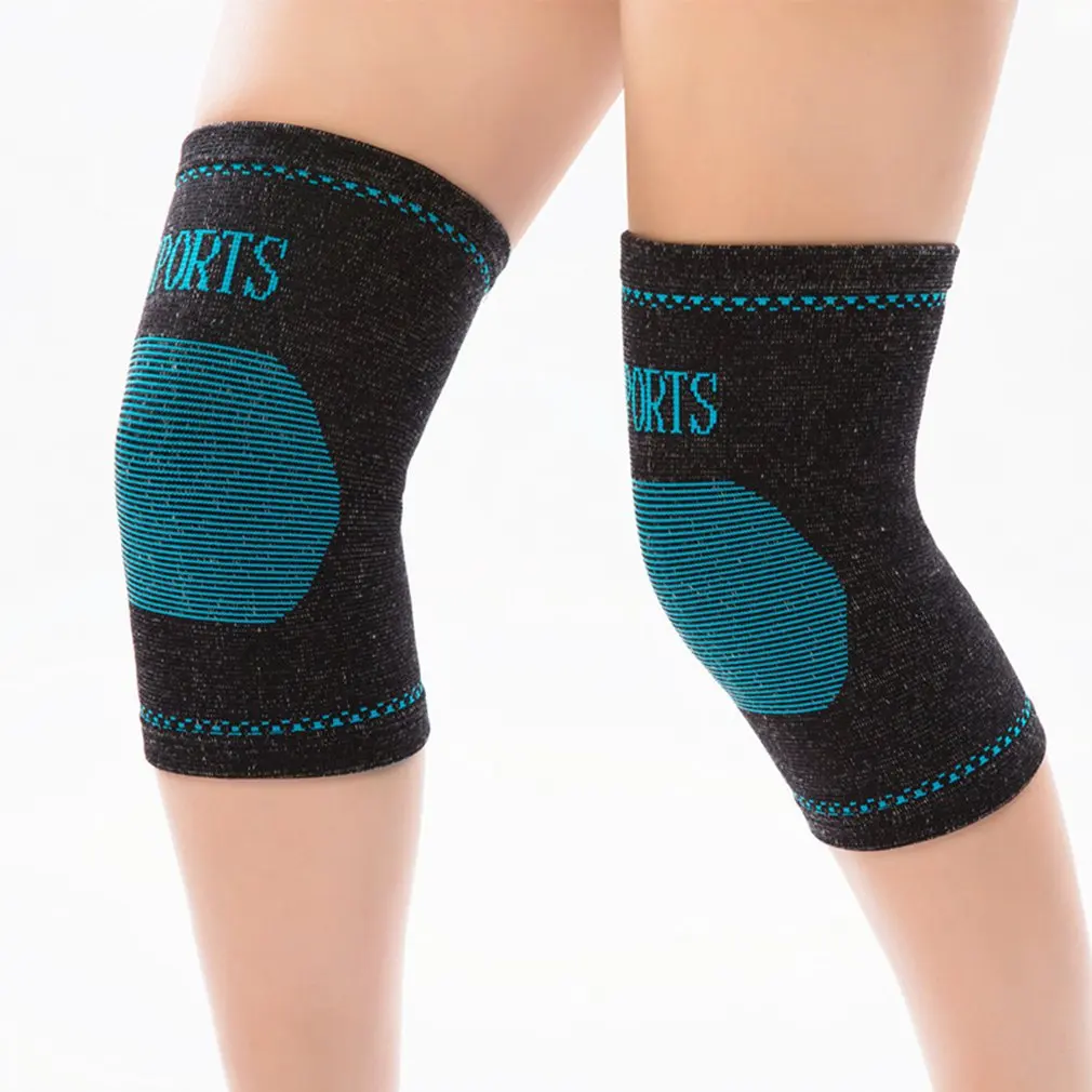Эластичный наколенник для йоги коньков танцев дышащего бадминтона теплый