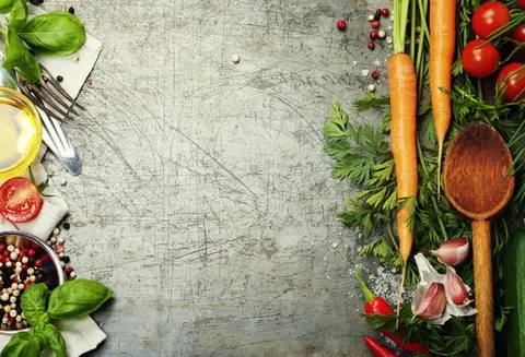 Yeele цементная стена, морковь, овощи, помидор, приправа, еда, кухня, Фотофон для фотостудии