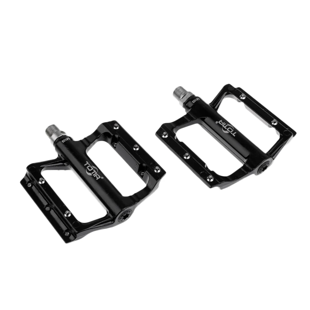1 пара сплав алюминиевый горный велосипед CyclingPedals дорожный велосипед герметичный подшипник педаль велосипедный компонент черный