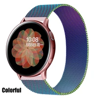 magnetic loop for samsung galaxy watch active 2 3 44mm 45mm 46mm amazfit gts 2 bip 20mm 22mm bracelet hauwei watch gt 2 3 strap