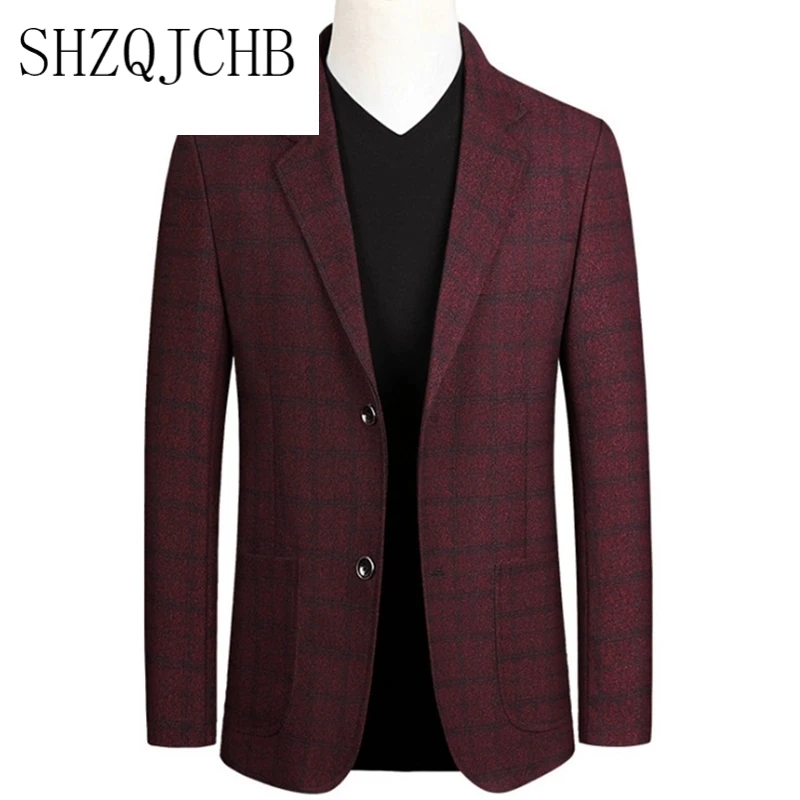 

Men Spring Slim Fit Blazer Business Casual Men Suit Jackets Autumn Single Breasted Men Blazers and Jackets