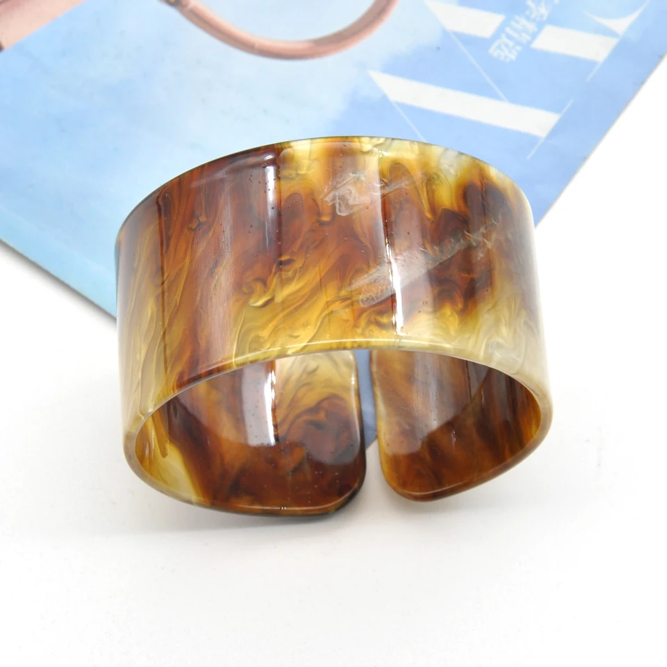 Женский винтажный легкий Акриловый Браслет манжета|cuff bracelets|wide cuff braceletcarter bangle |