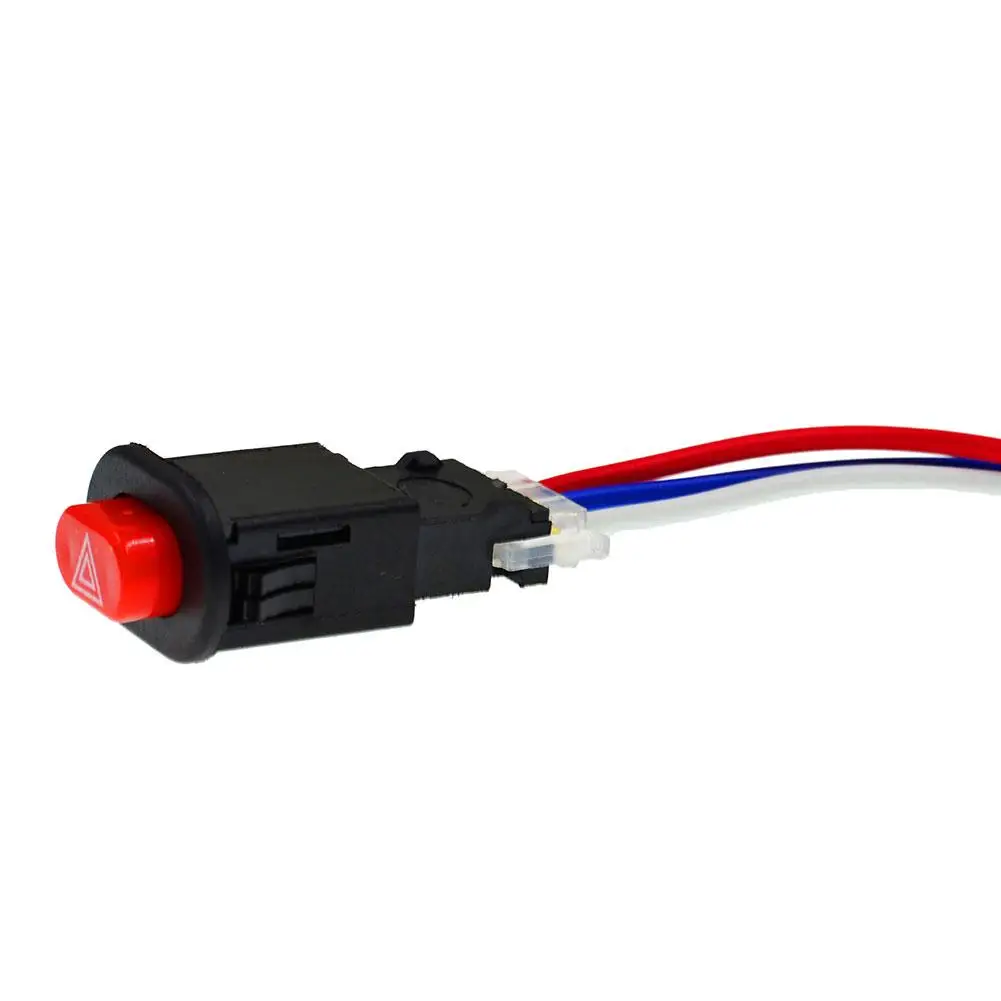 

Motorcycle Hazard Light Switch Double Warning Flasher Emergency Signal Wires