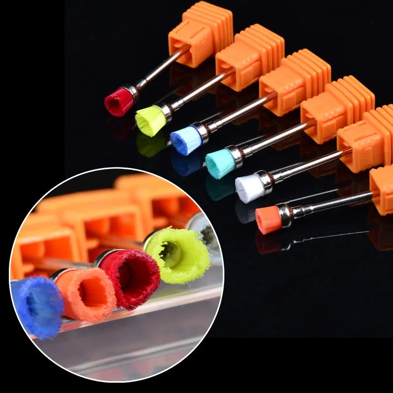 1 шт Профессиональный фрез для маникюра/педикюра щеточка чистки ногтей