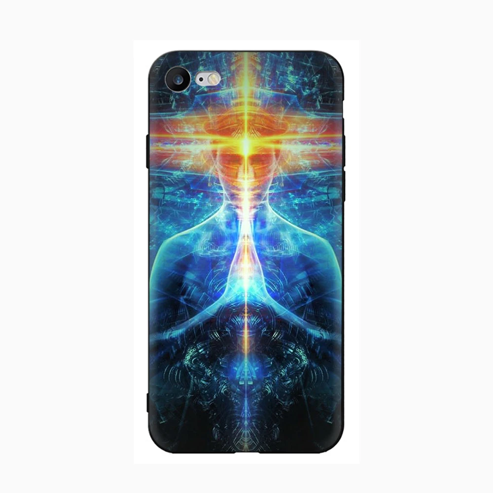 Мягкий силиконовый чехол для телефона Мандала чакра йоги iphone 5 5s SE 2020 6 6s 7 8 Plus X XR XS