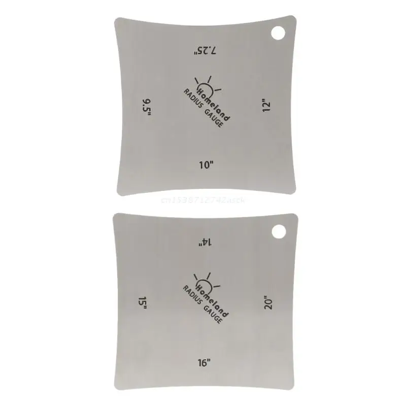 

2pcs Guitar Radius Gauge Guitar Fretboard Measure Tool Accessory Parts Dropship