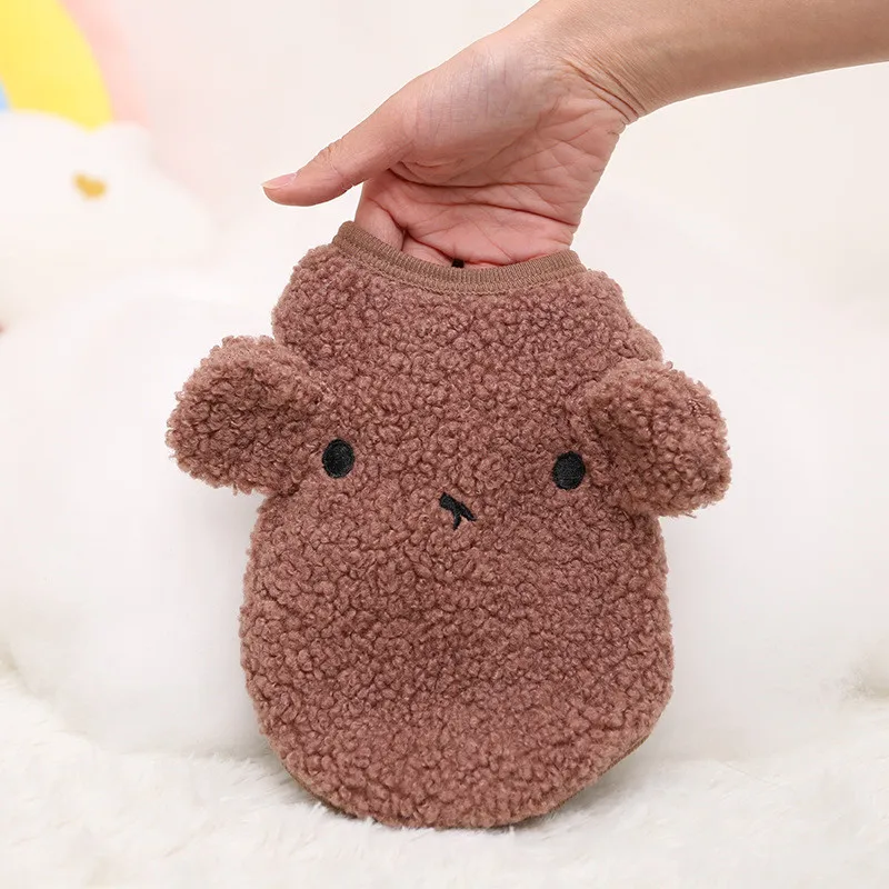 

Теплая Милая Одежда для собак, зимняя куртка для щенков, котят, для маленьких, средних собак, кошек, Чихуахуа Одежда для йоркширского терьера