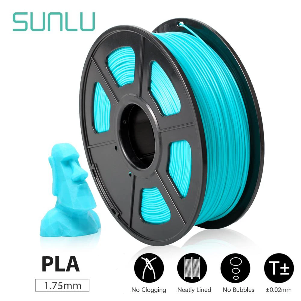 

3D Printer Filament PLA 1.75mm PLA+ Filament 3D Printing Filament Low Odor Dimensional Accuracy +/- 0.02 mm 2.2 LBS (1KG) Spool