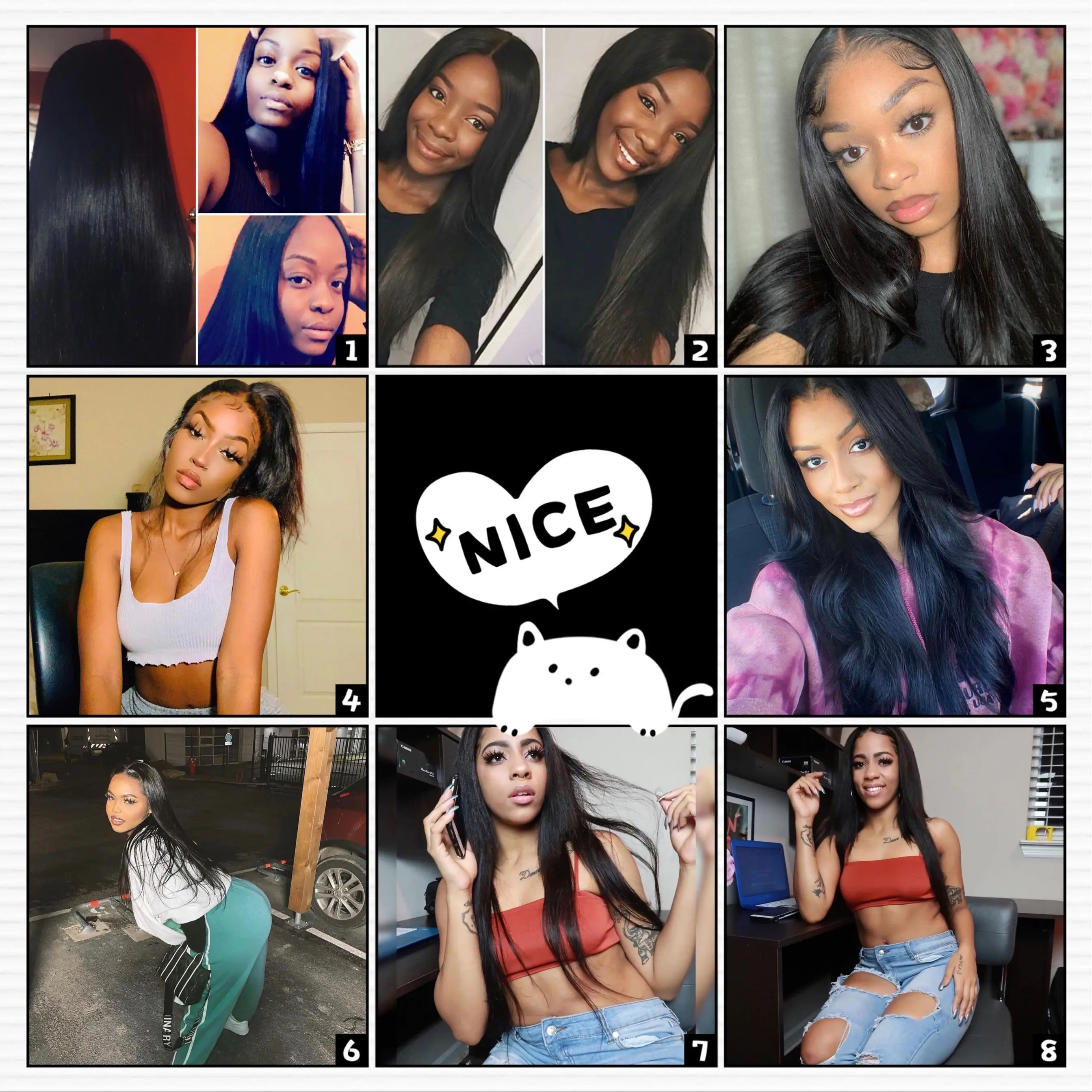 Парики из человеческих волос на сетке прямые 13 х4 150% 250% 30 32 34 36 38 40 дюймов|Парик