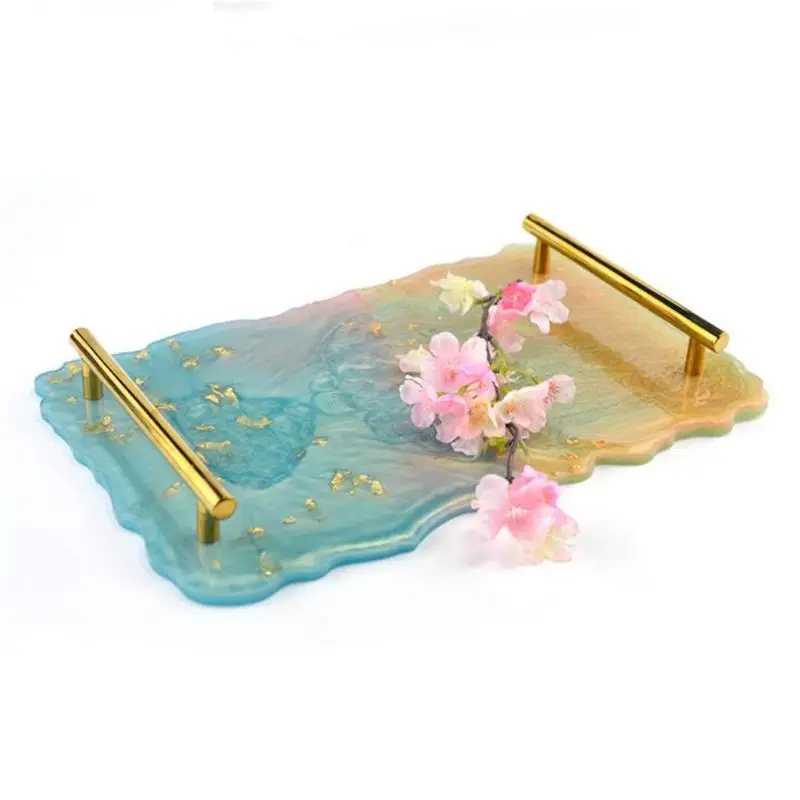

Crystal Epoxy Resin Mold Fruit Plate Casting Silicone Mould Handmade DIY Crafts
