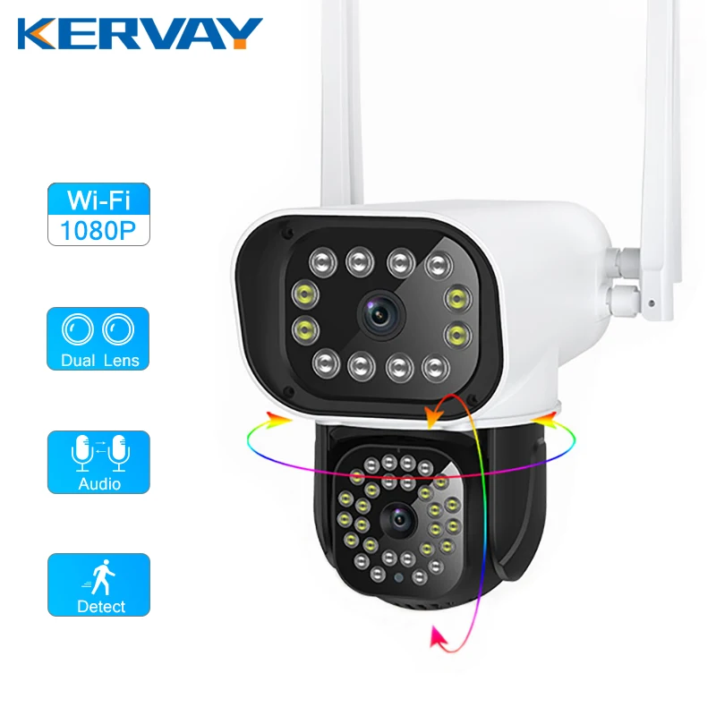 IP-камера видеонаблюдения HD 3 Мп PTZ Wi-Fi поворот и наклон | Безопасность защита